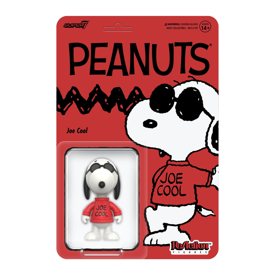 Super7 Peanuts Joe Cool Snoopy 3.75-inch figure ready for display.