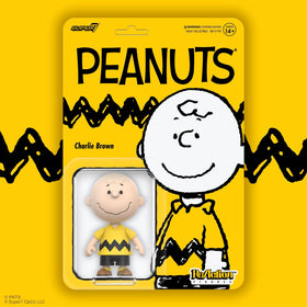 Super7 Peanuts ReAction packaging supports retro collection and gifting