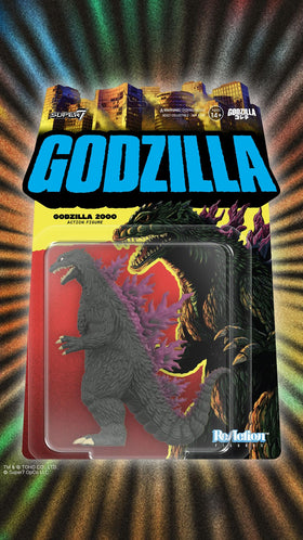 Godzilla 2000 purple spikes back view adds dramatic color