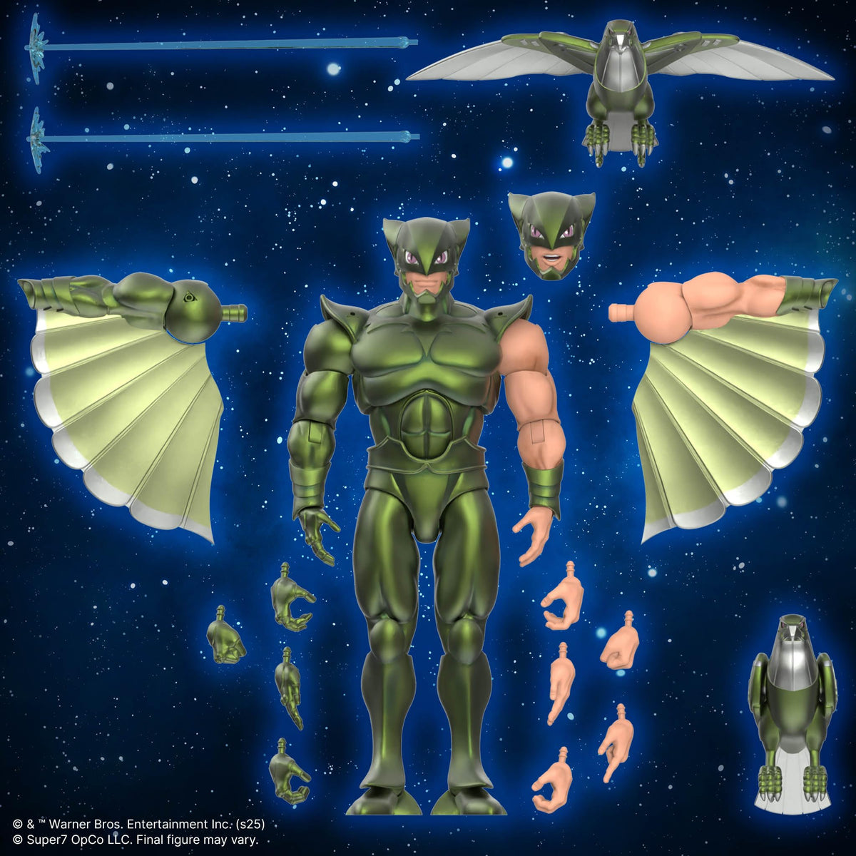 Articulation points on the Flashback figure support classic action poses