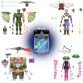 Box art and packaging reflect 1980s nostalgia for collectors