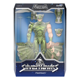 Interchangeable heads for Super7 SilverHawks Flashback for expressive posing