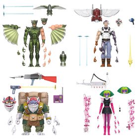 Winged arms and accessories set for dynamic poses with Flashback figure