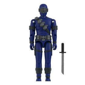 Super7 Snake Eyes cartoon front view showcasing iconic retro aesthetics.
