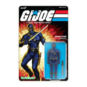 Super7 Snake Eyes cartoon sword accessory for dynamic display and imaginative play.