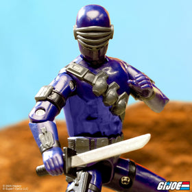 Super7 Snake Eyes cartoon blister cardback evokes vintage packaging.