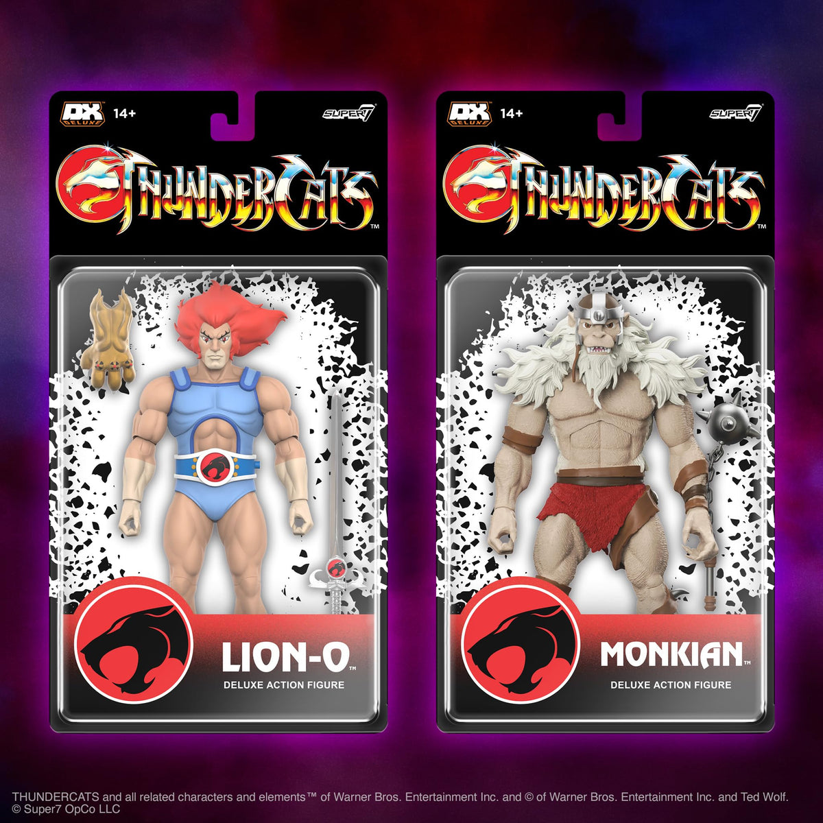 Super7 Thundercats collection display for retro toy fans