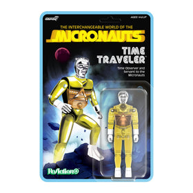 Super7 Time Traveler yellow figure front view for Micronauts fans