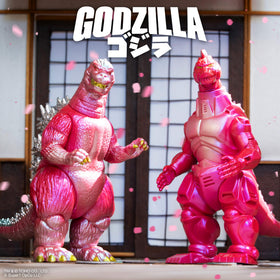 Super7 Toho Godzilla89 desk display ready for photos and shelves