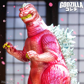 Super7 Toho Godzilla89 retro collectible display on a shelf