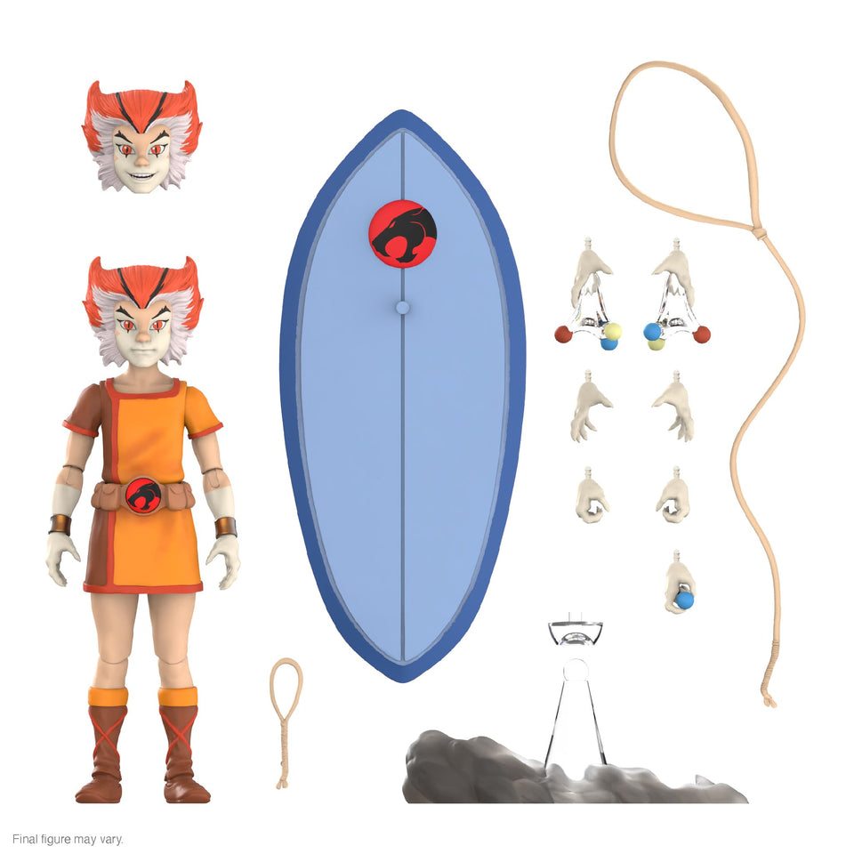 Super7 WilyKat with interchangeable heads and hands for versatile display options.