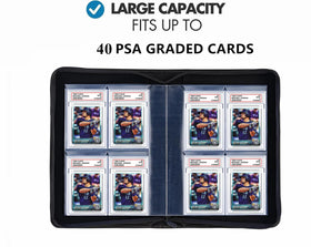 SuperAimi 10-page binder with four pockets per page for PSA slabs