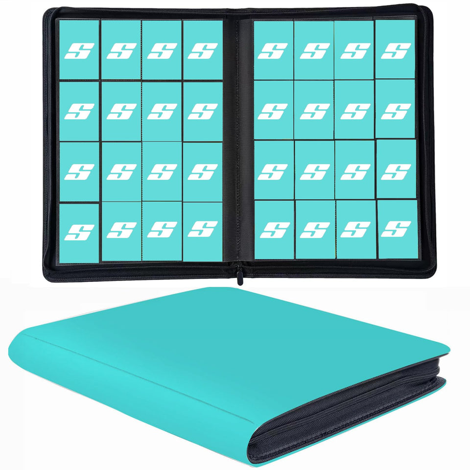 Superaimi 1000-pockets binder front view for organized card collection