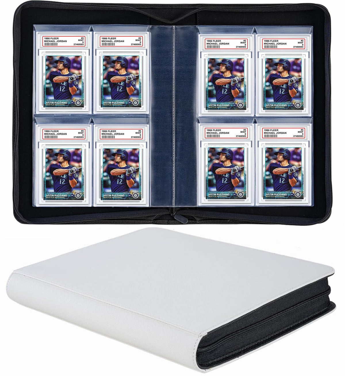 SuperAimi 40-pocket graded card binder keeps PSA slabs organized and protected