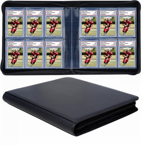 SuperAimi 60-pocket binder front cover with durable PU leather protection.