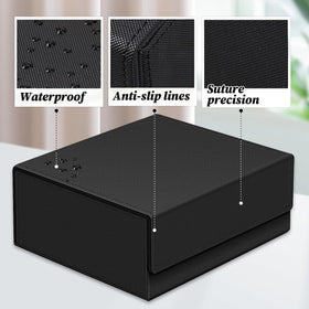 SuperAimi PU leather card deck box protects MTG and sports cards