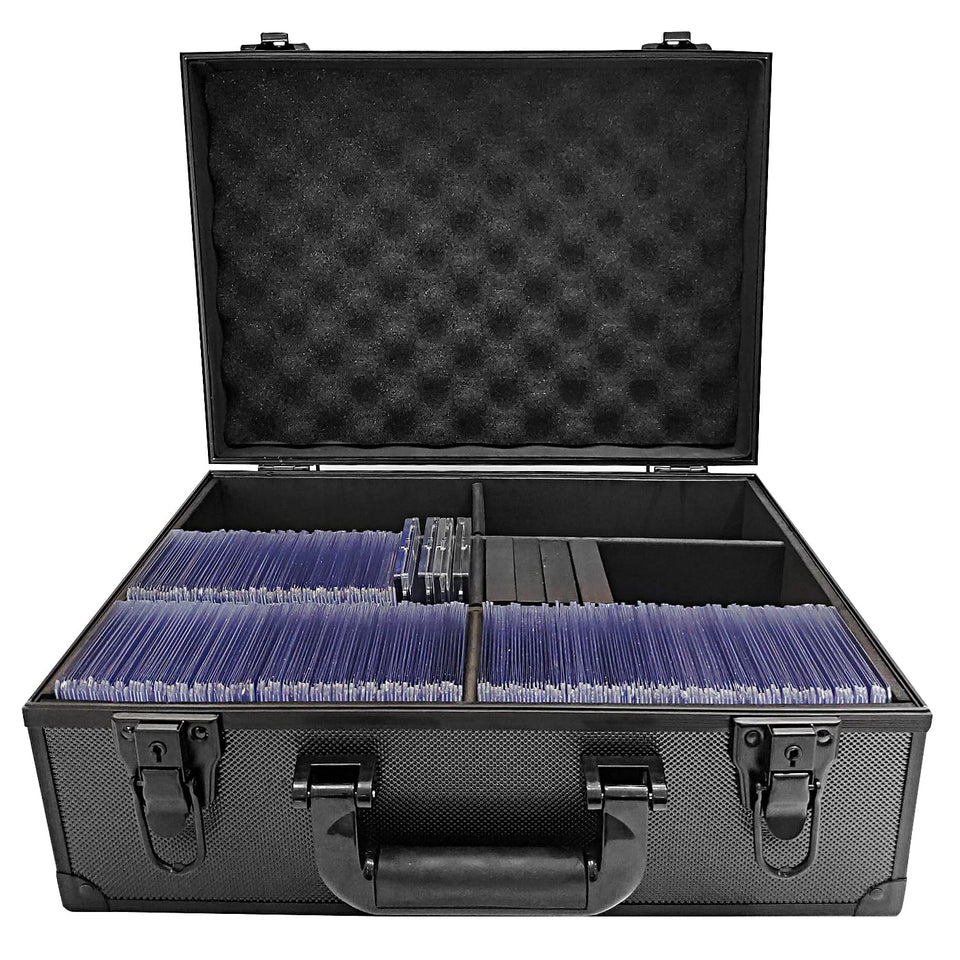 Superaimi Toploaders storage box exterior in black highlighting durability and portability