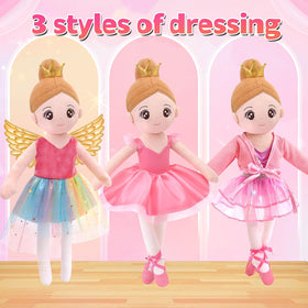 SUPERGFS compact ballet bag stores accessories for on-the-go play.