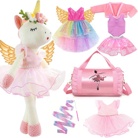 SUPERGFS Unicorn Ballerina Doll full set for imaginative play and gifting.