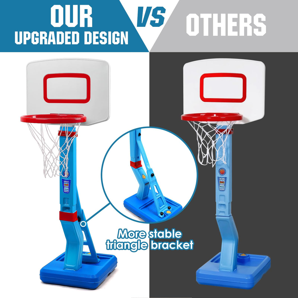 SUPER JOY outdoor stand mode supports kids' active play anywhere