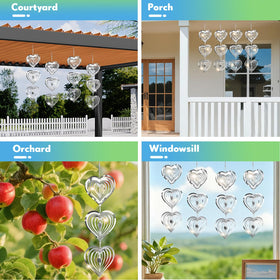 Superlong Bird Deterrents outdoor garden decor doubles as ornament