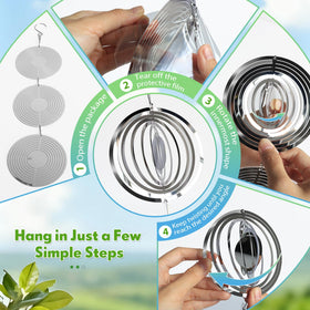 Elegant 3D design doubles as decor while protecting plants and windows.
