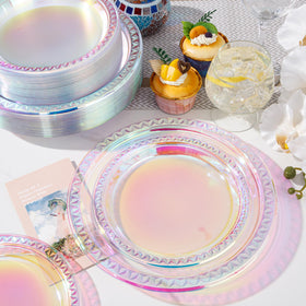 Mother's Day and Easter theme using Supernal plates for bright celebrations.