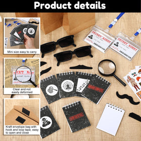 Supervitae envelopes organize case files for mystery games