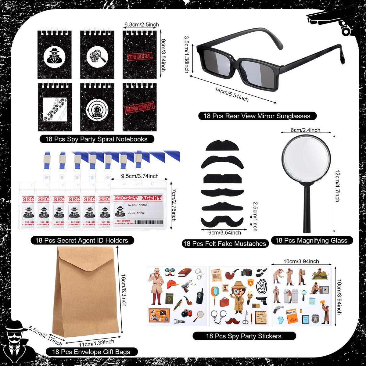 Supervitae magnifying glass helps young investigators examine clues up close during play