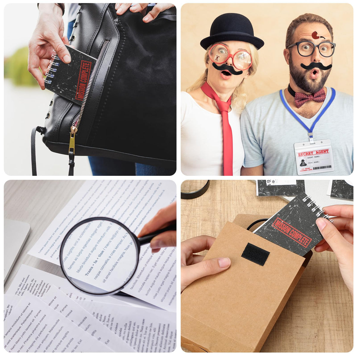 Supervitae stickers add spy flair and personalization during play