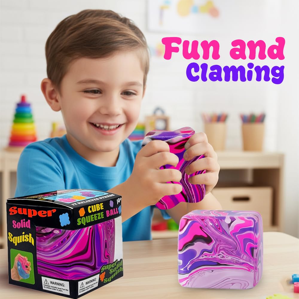 SUPERZON Squishy Cube handheld size for portable stress relief anywhere