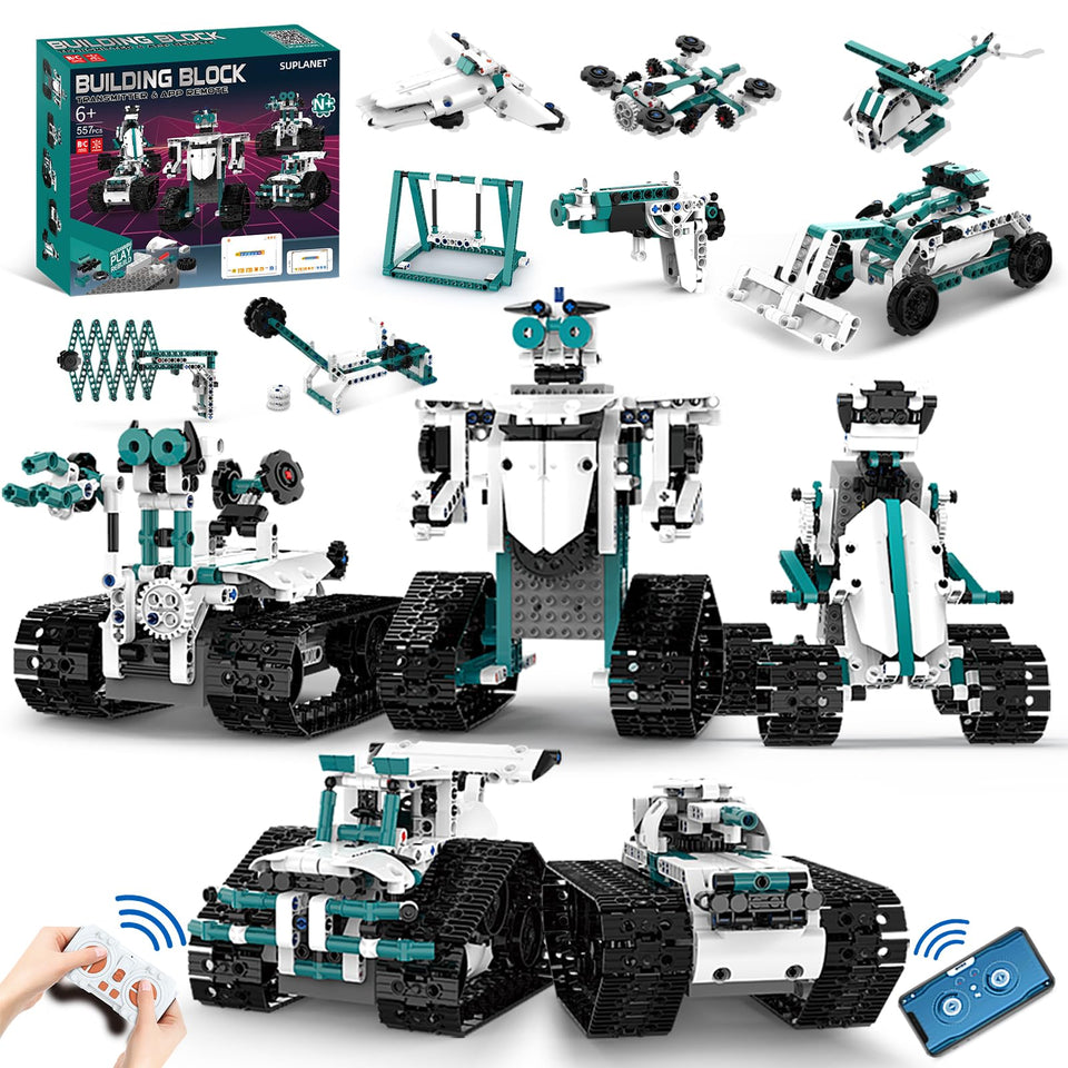 Suplanet STEM 12-in-1 robot kit inspires creative building