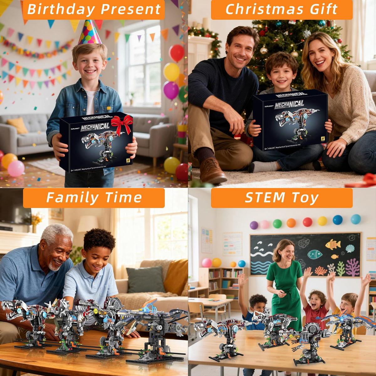 Suplanet T-Rex gift for kids 8-14 boosts hands-on curiosity