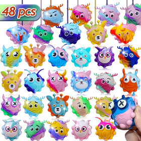 Supovil animal pop it ball color collection for sensory play and display