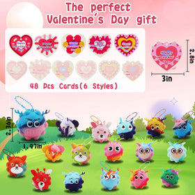 Supovil valentines classroom favors ready for bulk gift exchanges.