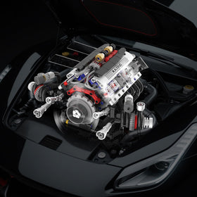 Supplanet V8 engine kit doubles as stylish desk decor.
