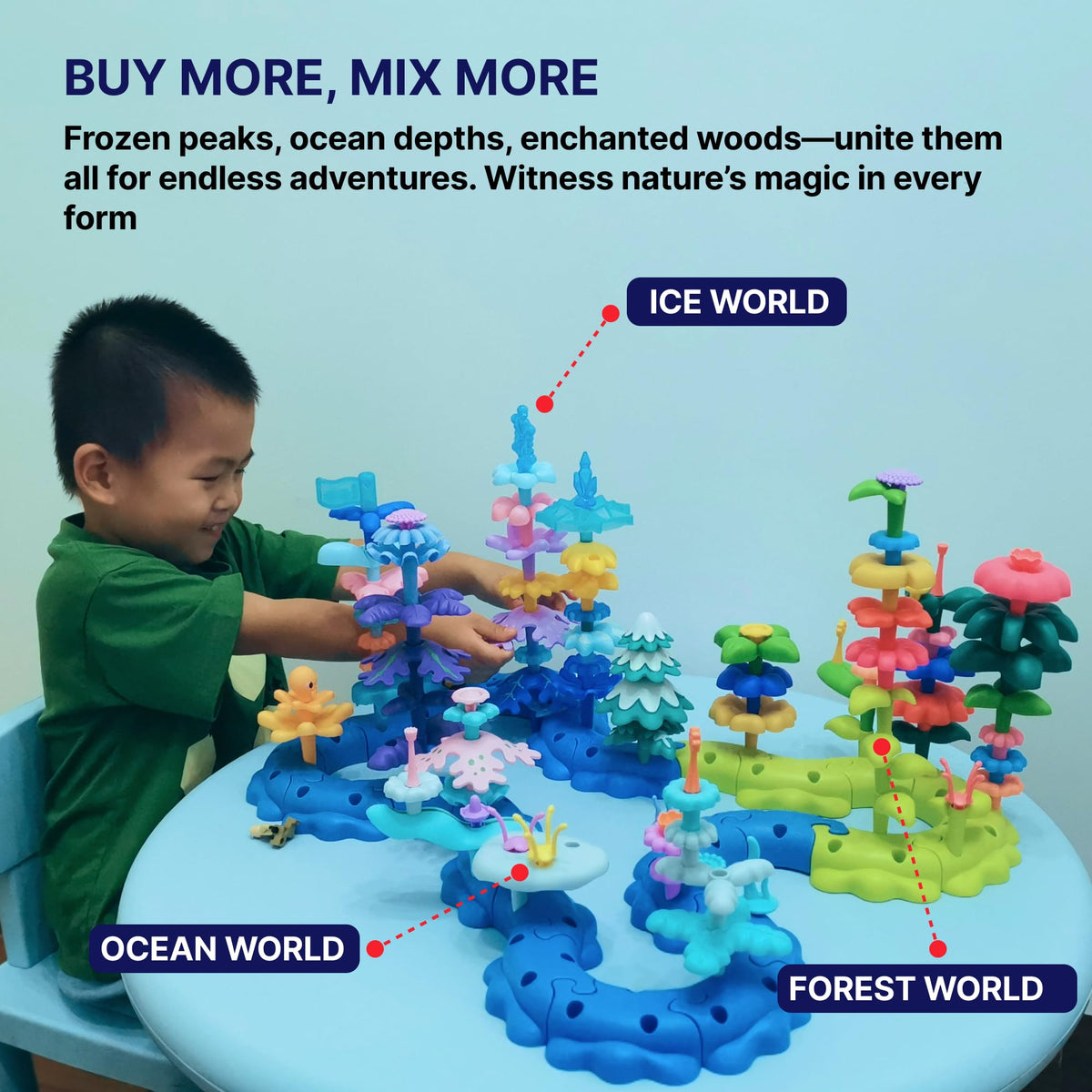 Supuzz Marine Explorer coral reef pieces assembling bright underwater scenes for group activities