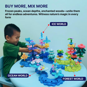 Supuzz Marine Explorer coral reef pieces assembling bright underwater scenes for group activities