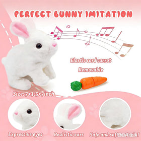 SUQ ultra-soft plush bunny ideal for hugs and bedtime.