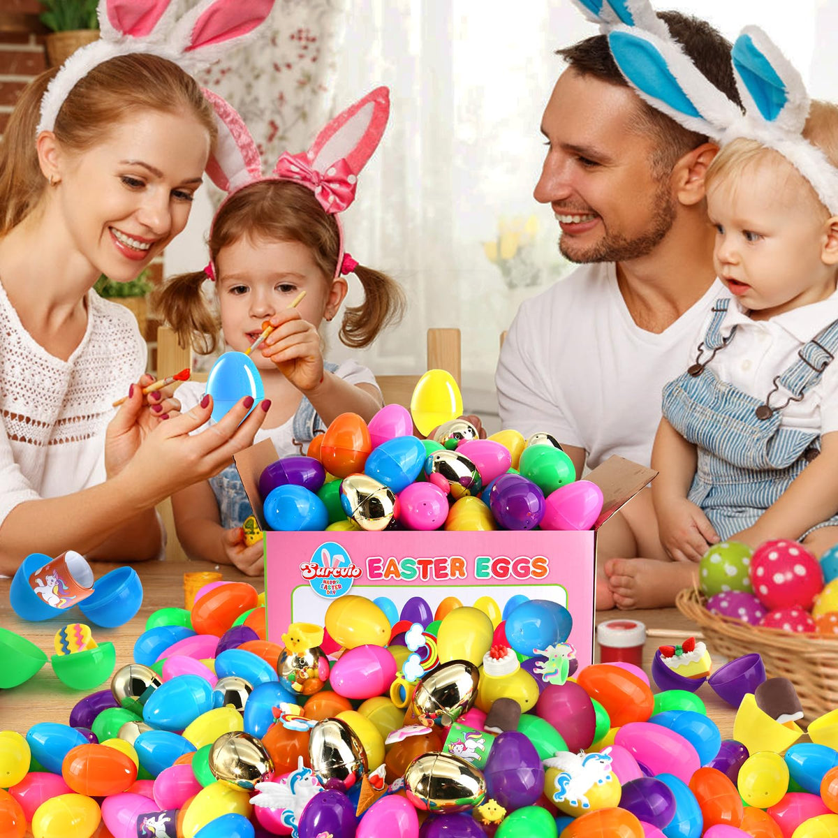 Surcvio storage-friendly eggs keep the collection organized after the event.