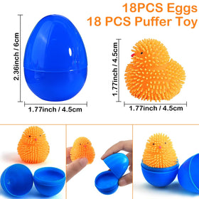 SURCVIO Easter eggs feature blue and red flashing lights for attention.