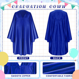 Sureio satin stole with a silky finish for a polished look