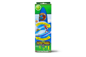 Surfer Dudes Classics self-righting design returns the mini-surfer after each splash.