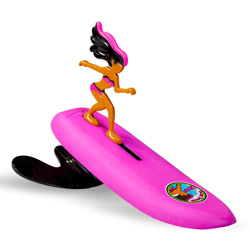 Surfer Dudes Classics wave-powered mini-surfer ready for beach play and returns.