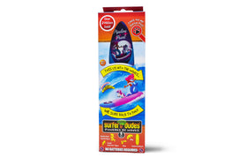 Surfer Dudes Crystal pet legend ready to ride, durable mini-surf adventures.