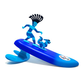 Surfer Dudes Legends wave-powered mini surfer toy for beach adventures.