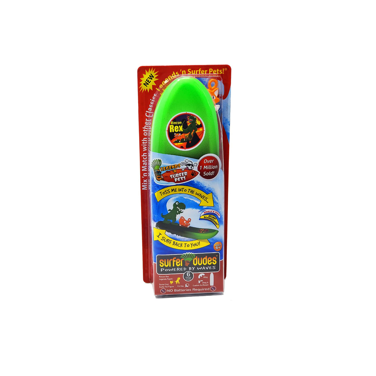 Surfer Dudes Surfer Pets surfboard, ideal for pet-friendly beach adventures.
