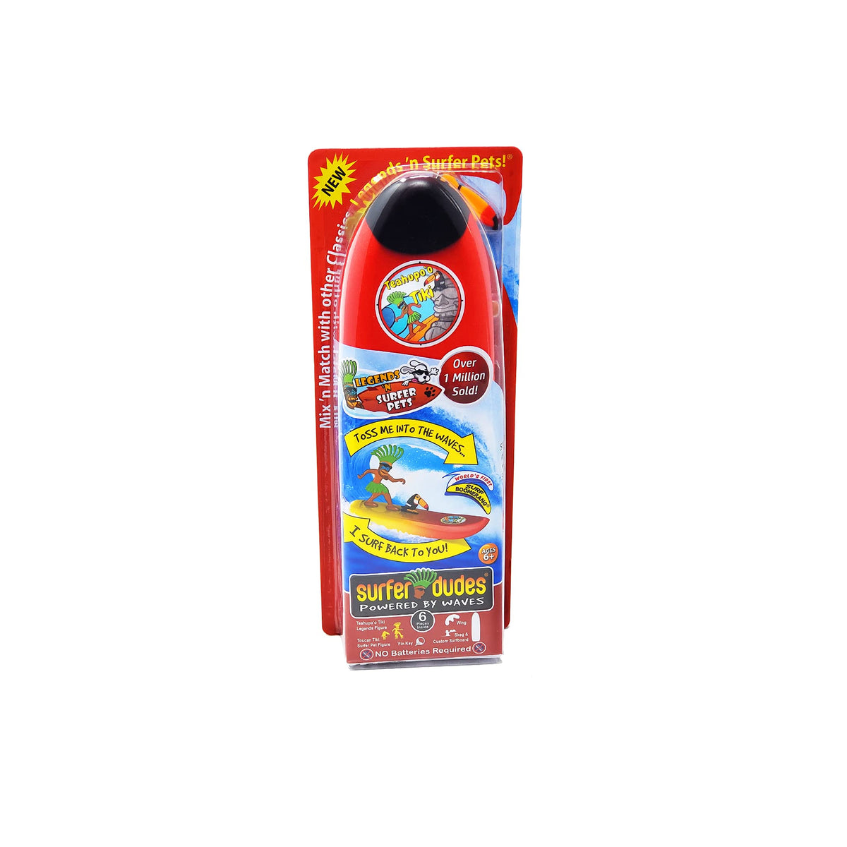 Surfer Dudes Surfer Pets in wave-powered action for backyard or beach games.