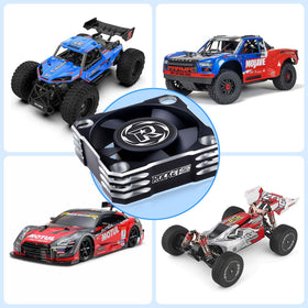 Surpass Hobby RC fan pack two keeps critical electronics cool on races.