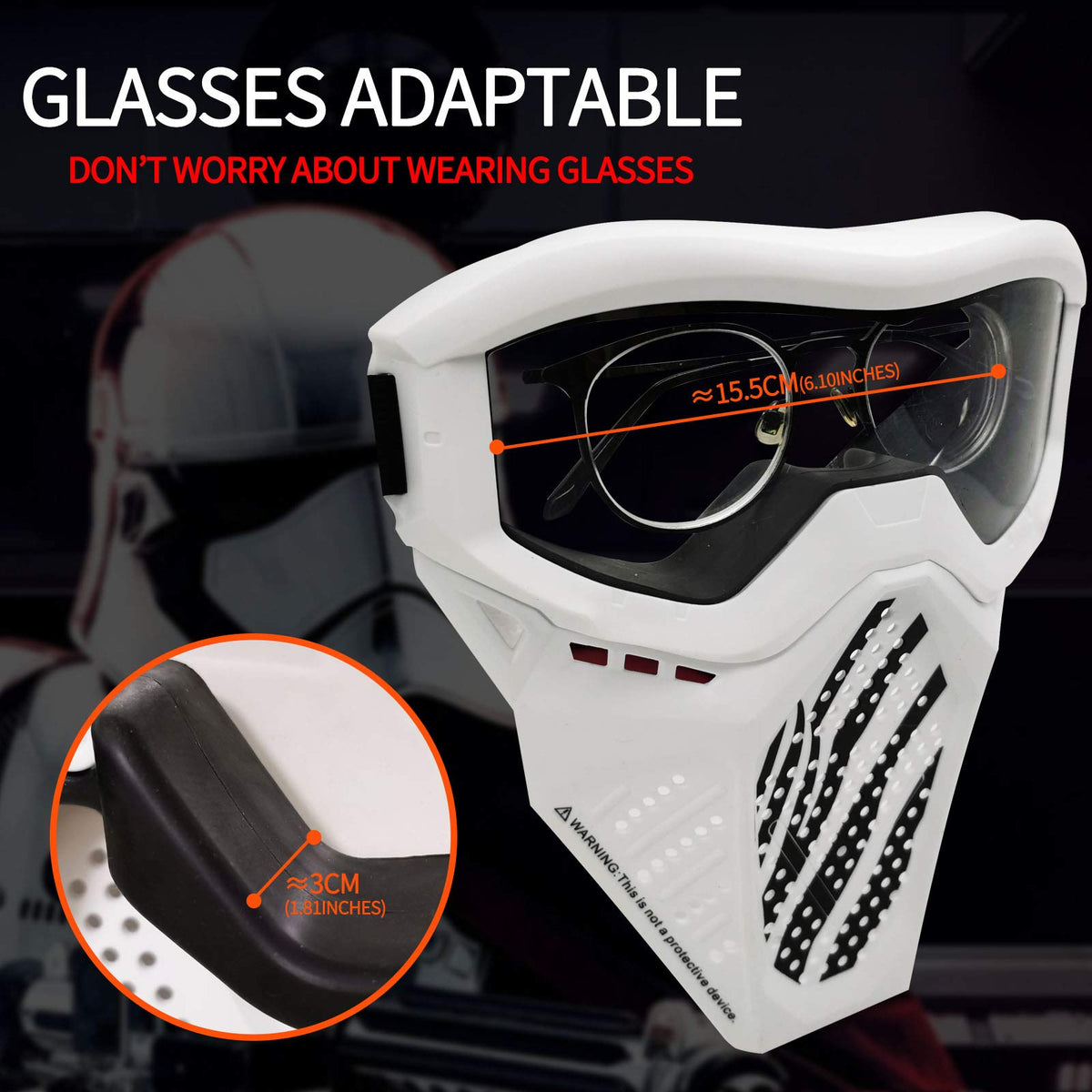 Surper white back view highlights breathable comfort during play.